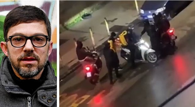 rider napoli aggredito