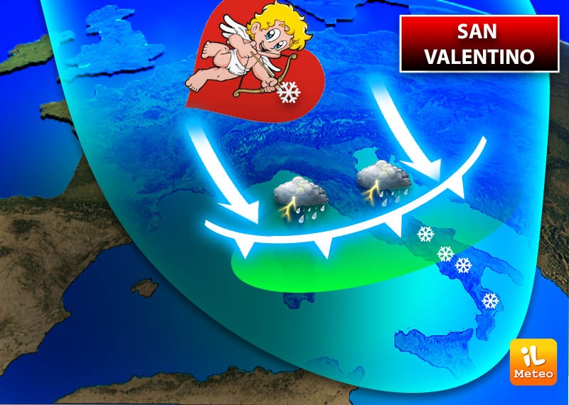 palermo freddo neve san valentino