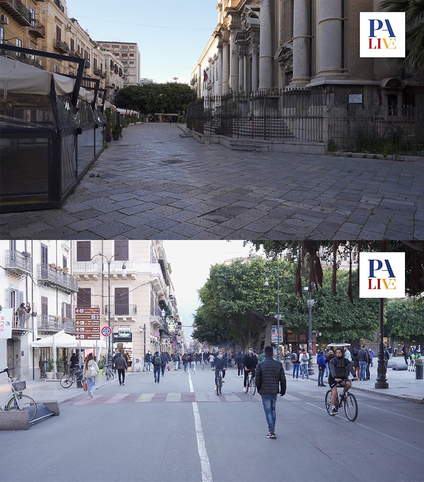 Movida prima e dopo il covid, Palermo