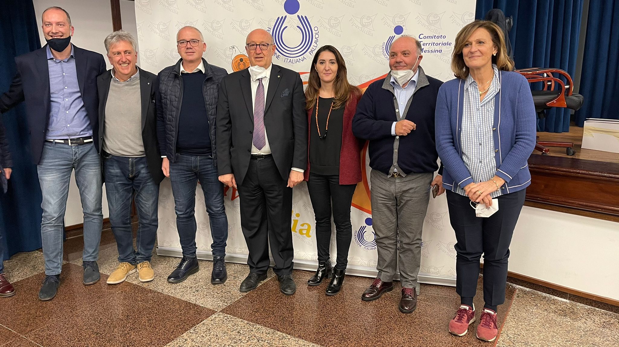 Nino Di Giacomo e consiglio Fipav Sicilia