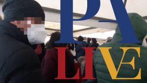 vaccini covid Palermo fila