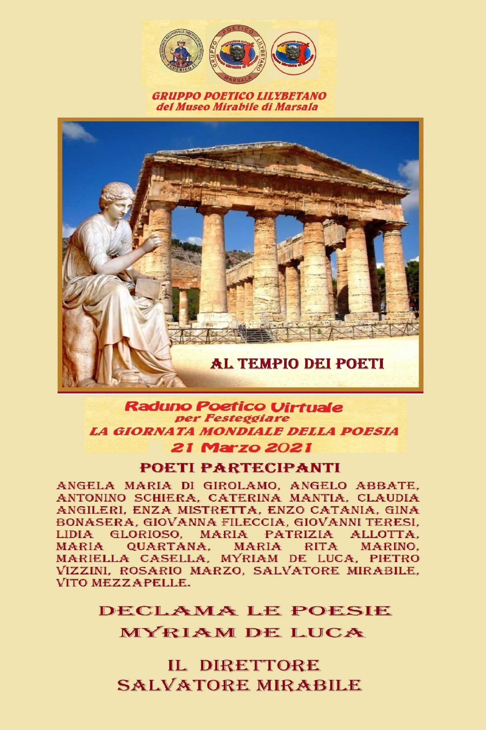 locandina Giornata Mondiale della Poesia