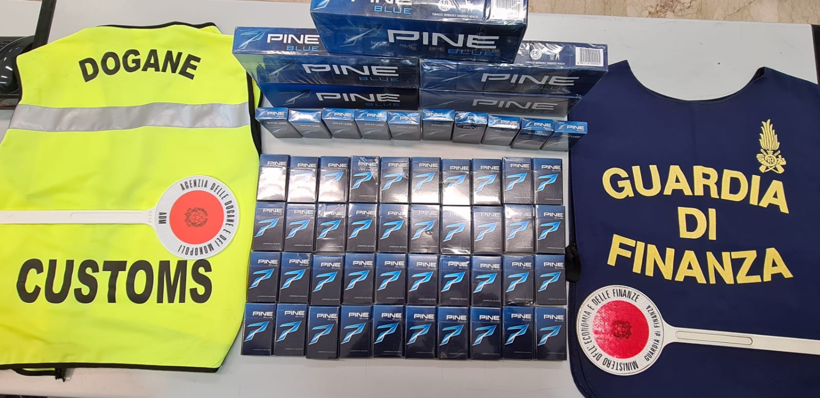 sigarette contabbando sequestrate