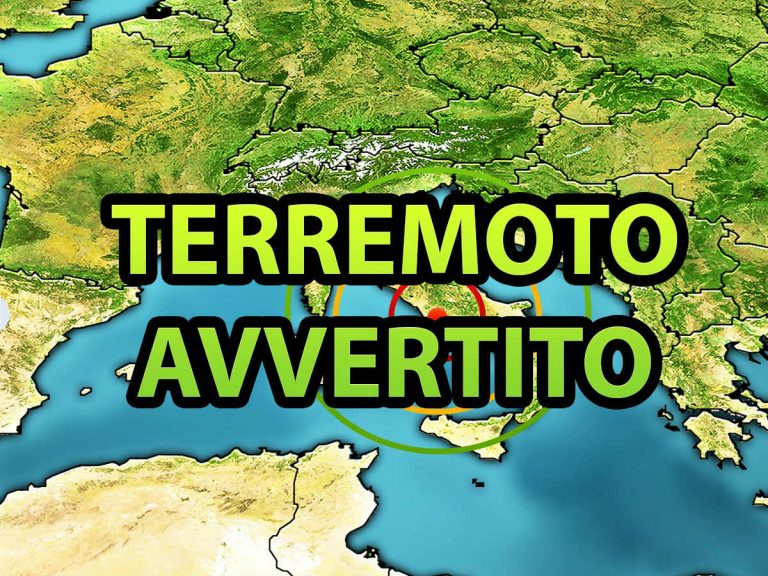TERREMOTO SUD ITALIA