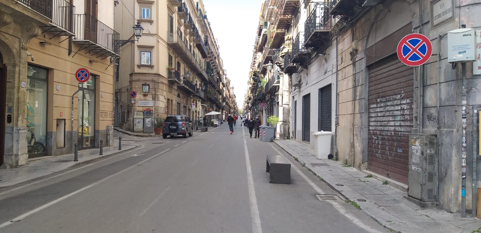 Palermo, zona rossa, corso vittorio Emanuele