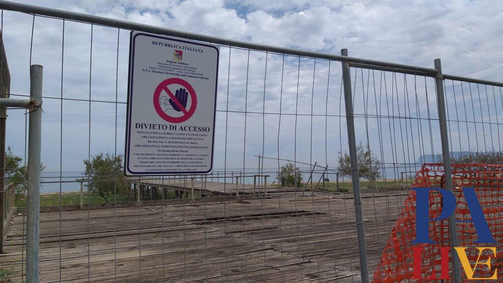 Palermo, pontile via Messina Marine