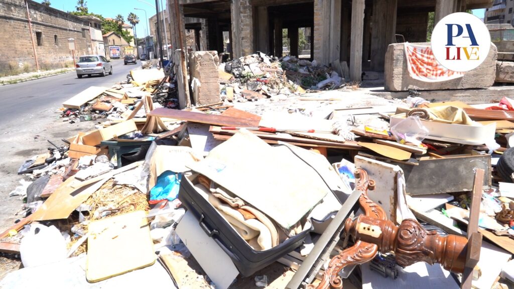 rifiuti in via Tiro a Segno, Palermo