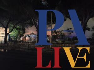 incendio via ugo la malfa capannone