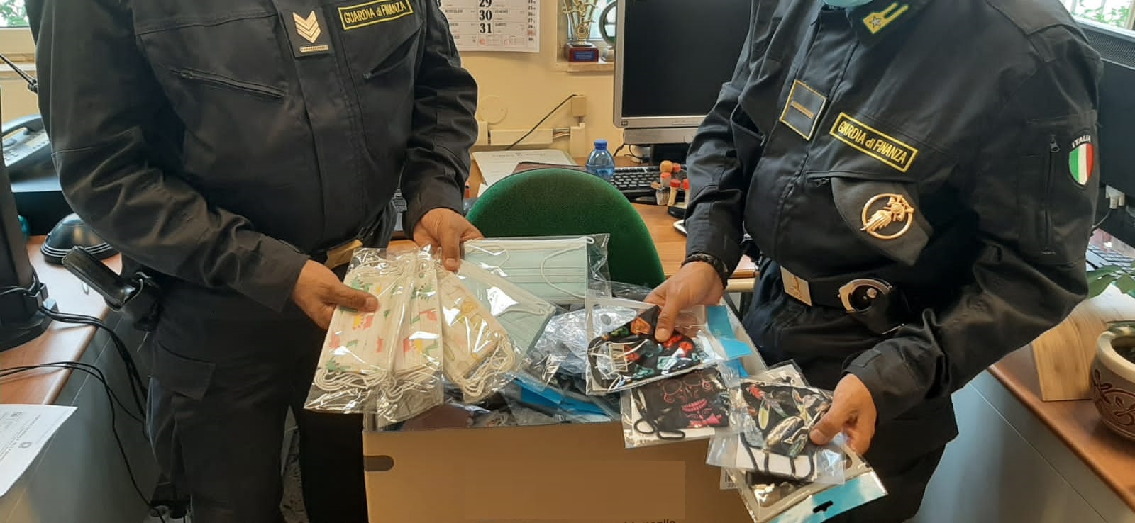 mascherine non sicure sequestrate palermo