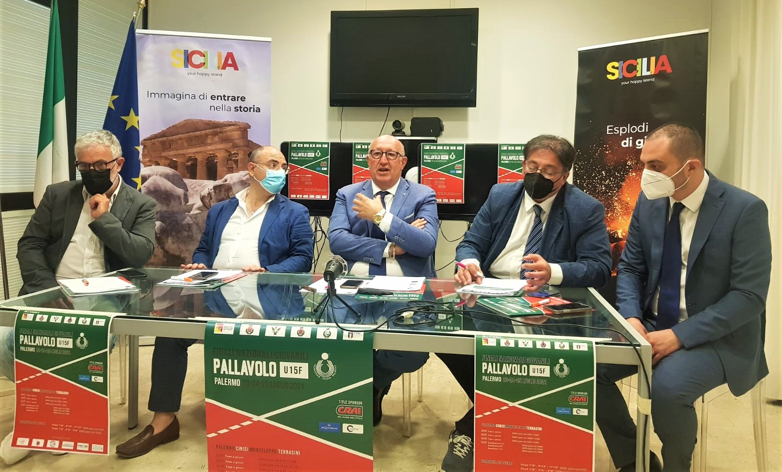 Foto conferenza stampa presentazione Finali Nazionali Giovanili Under 15 Femminile pallavolo