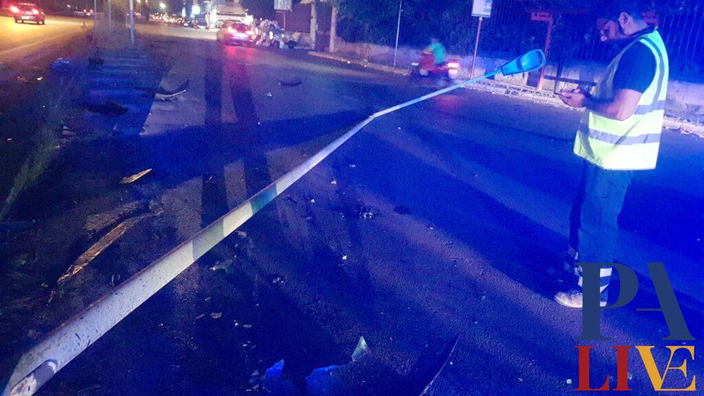 incidente palo della luce