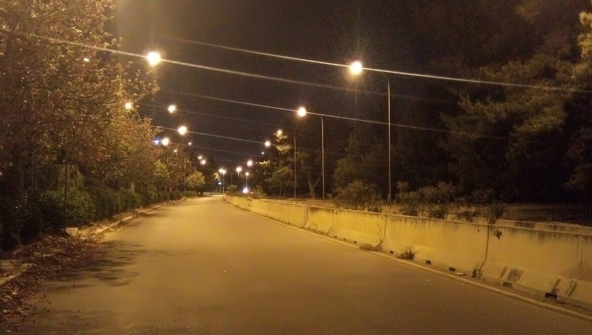 illuminazione via lanza di scalea