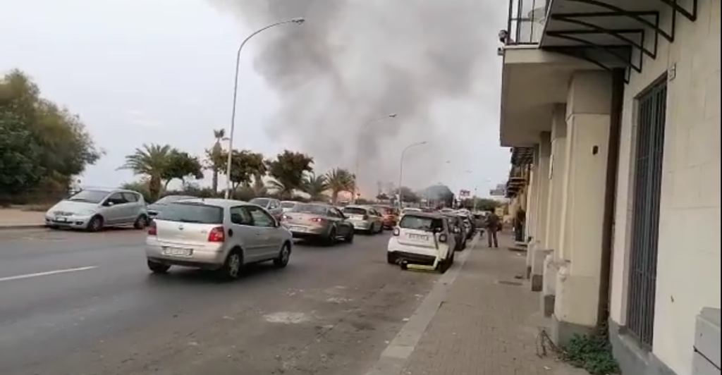 incendio passerella romagnolo