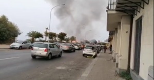 incendio passerella romagnolo