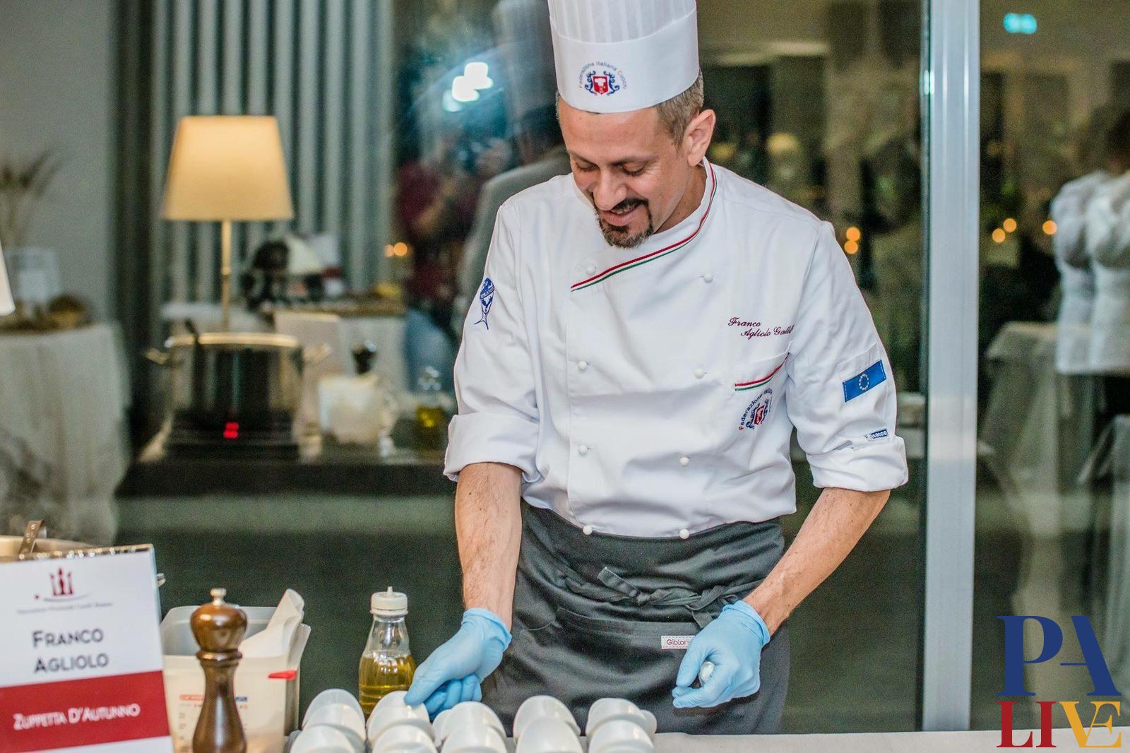 Lo chef Franco Agliolo