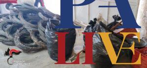 droga e cavi di rame