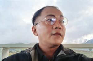 Il giornalista Orlando Dinoy in una foto pubblicata sul suo profilo Facebook