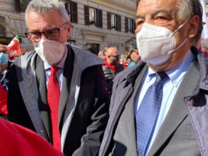 orlando a corteo roma