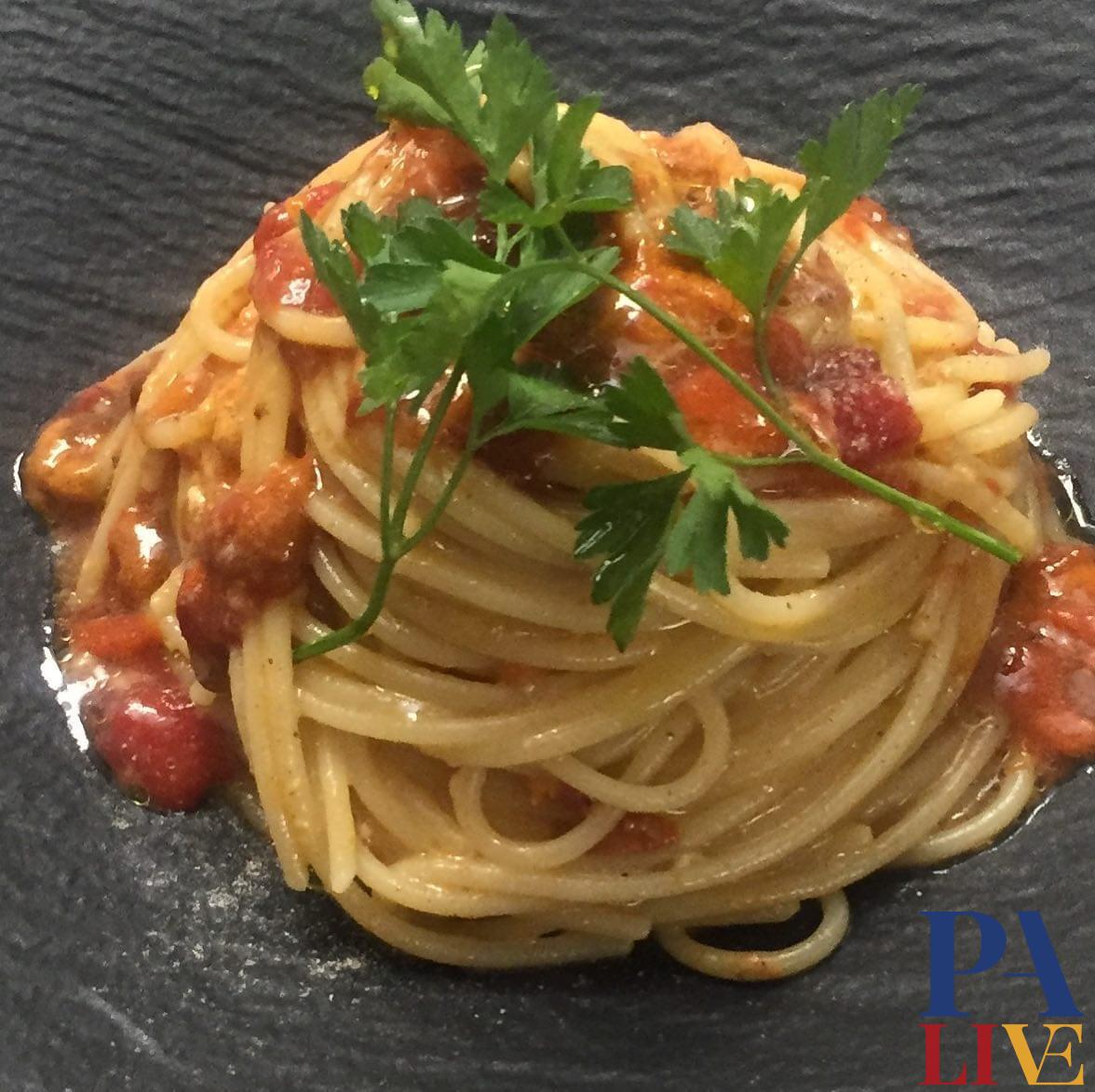 spaghetti con i ricci-la mattanza-ristorante-palermo