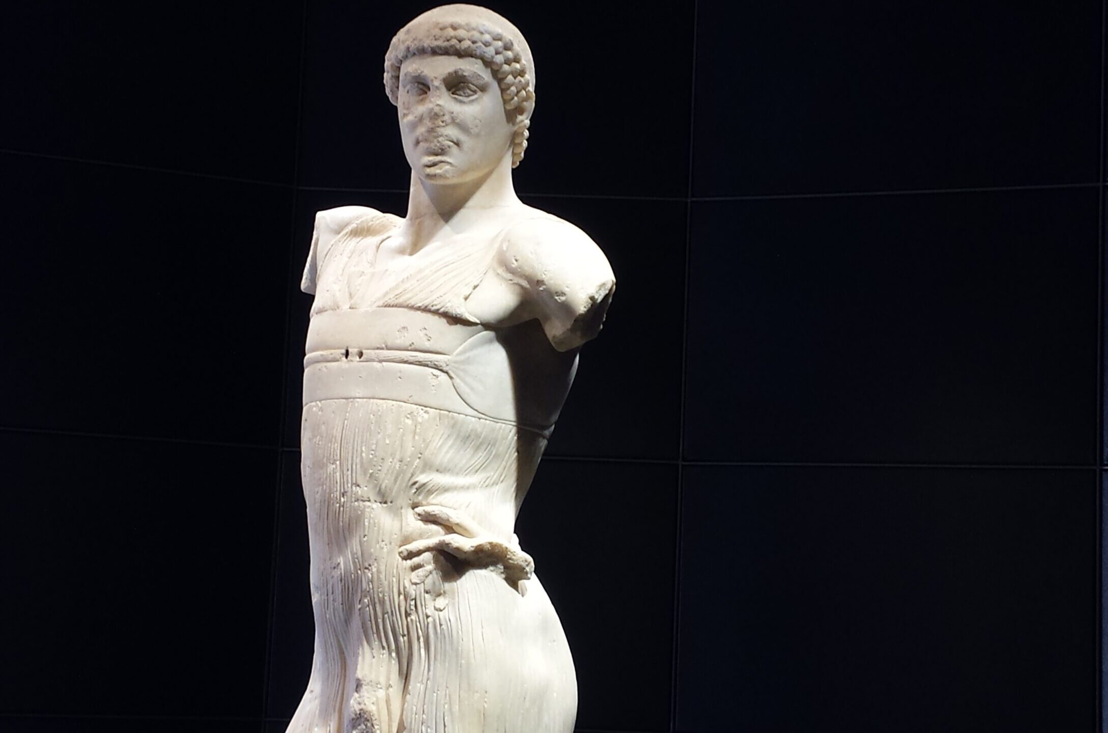 Giovinetto di Mozia trasferimento