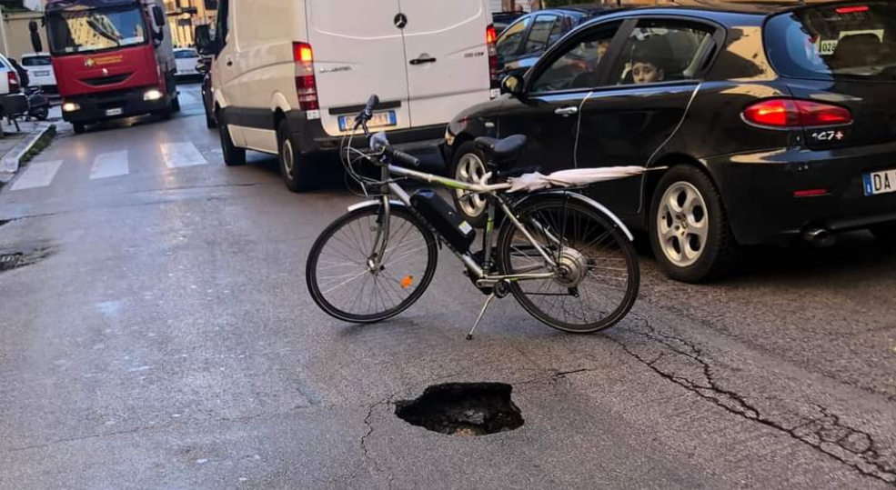 buca corso pisani voragine