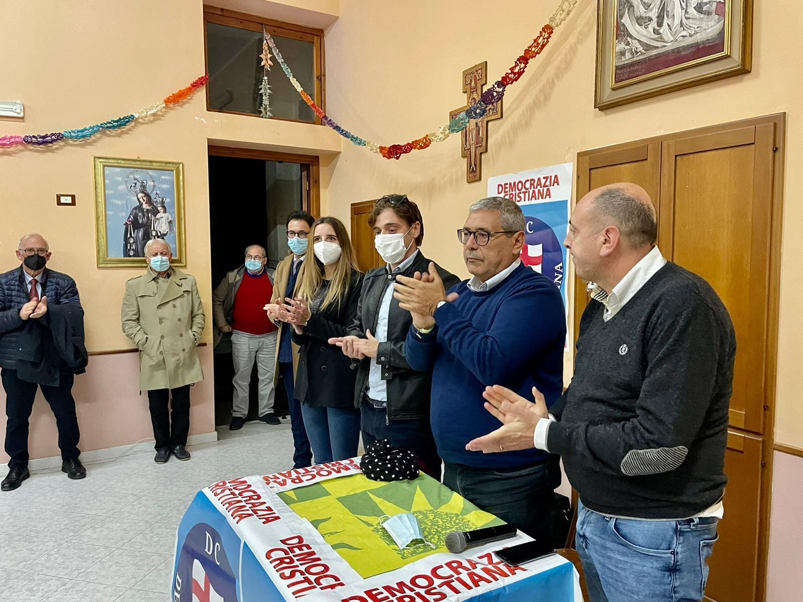 Cuffaro inaugura sede Dc ad Altofonte