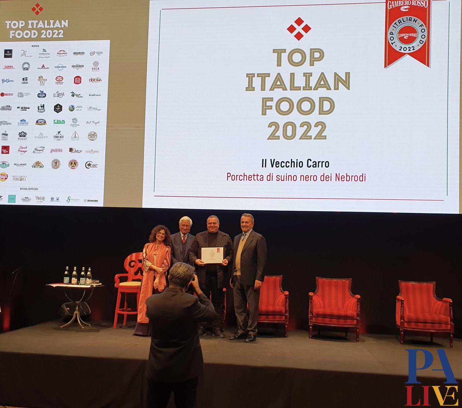 La premiazione di Giuseppe Oriti