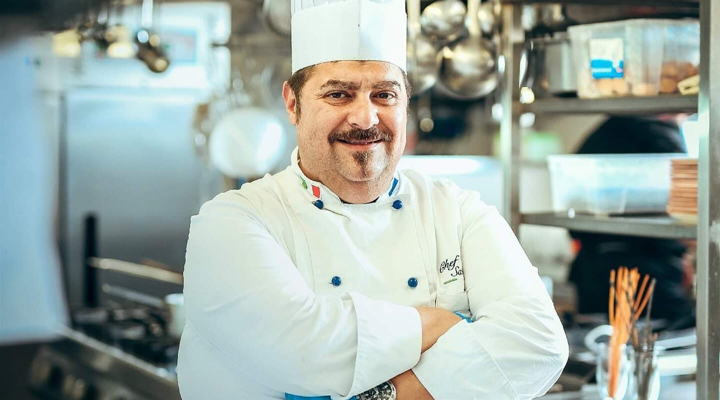 Lo chef Salvo D'Antoni