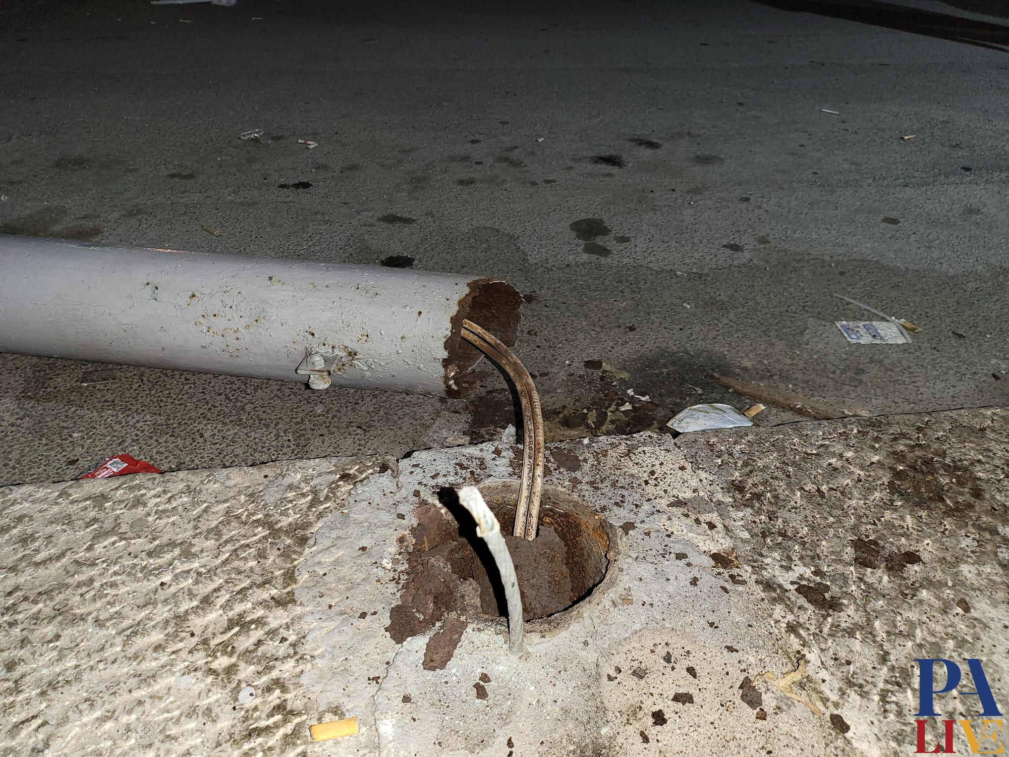 Via paruta palo luce