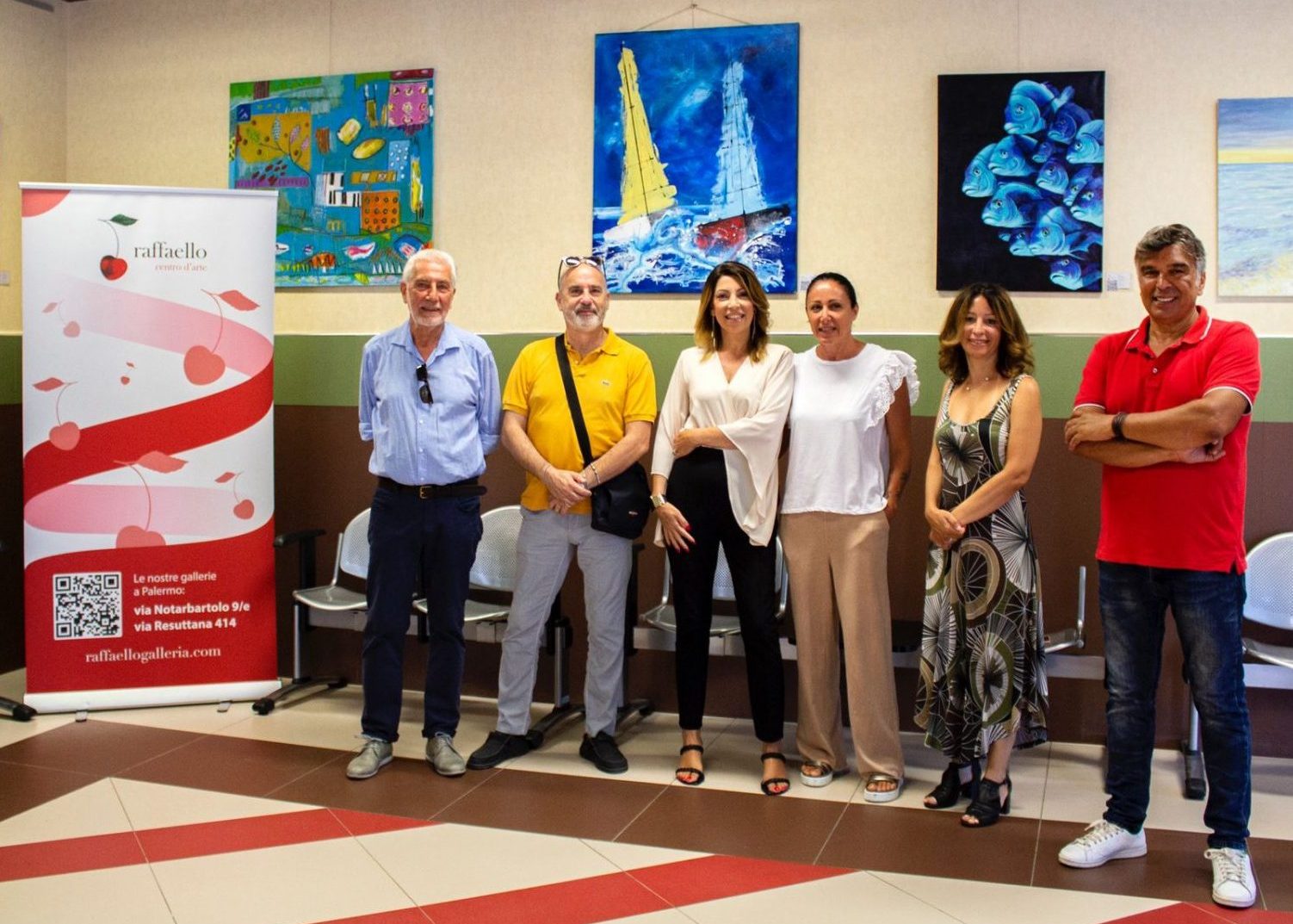 Vernissage Ti portiamo il mare