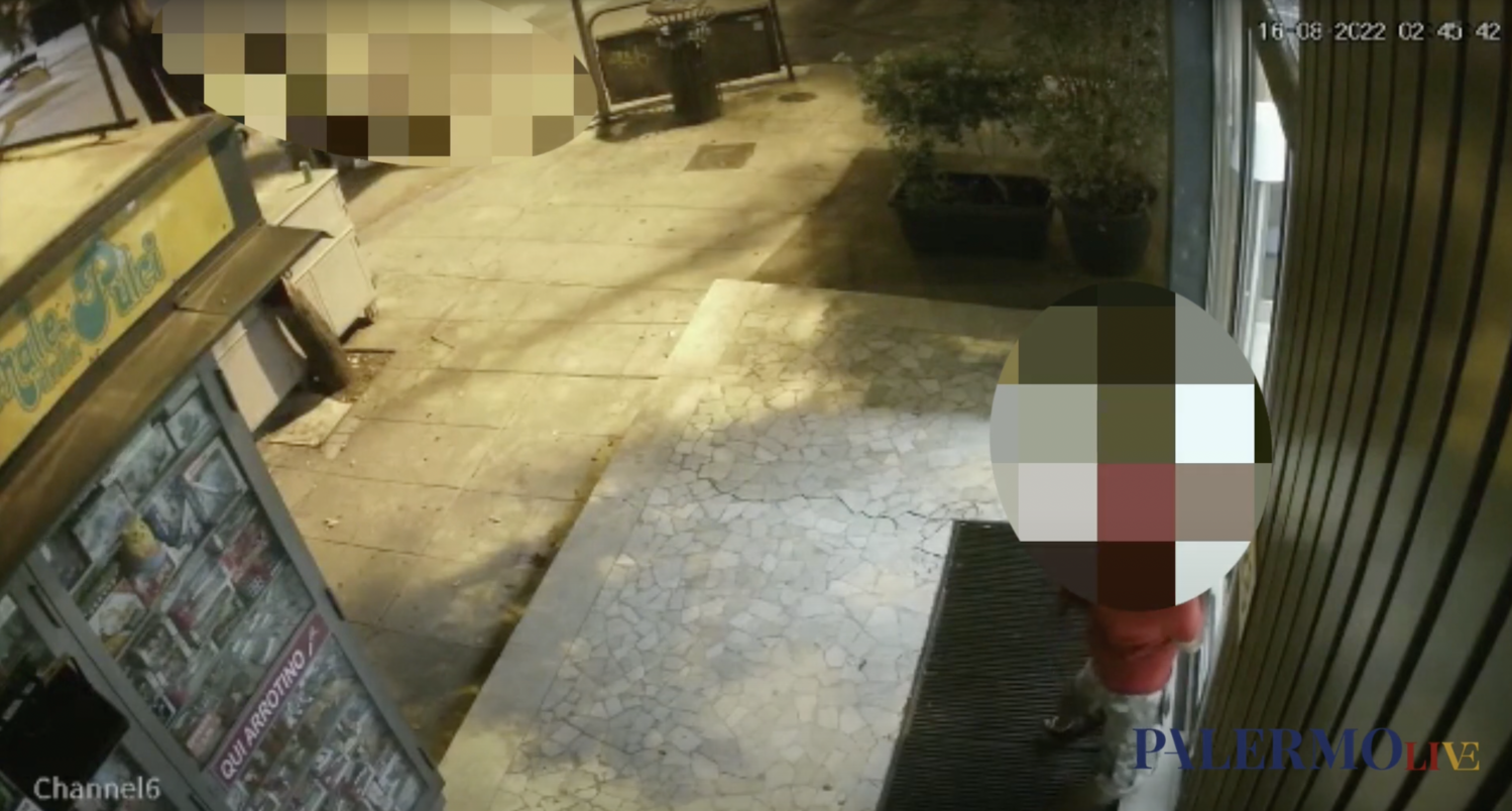 furto bar via dante video