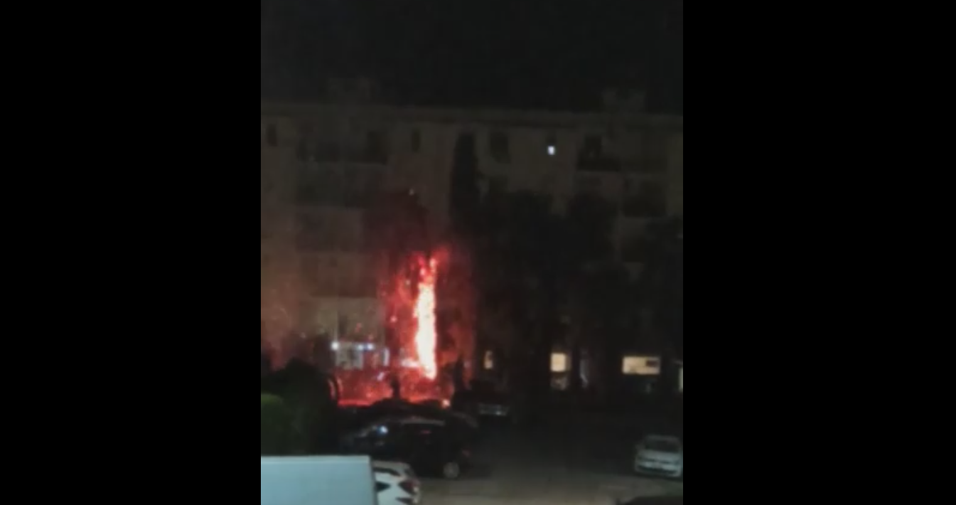 incendio villa via mozia