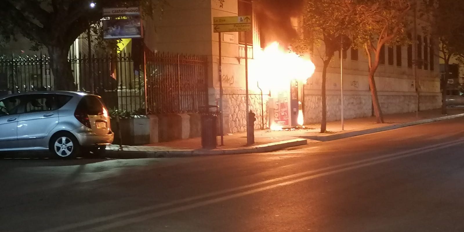 incendio via dante