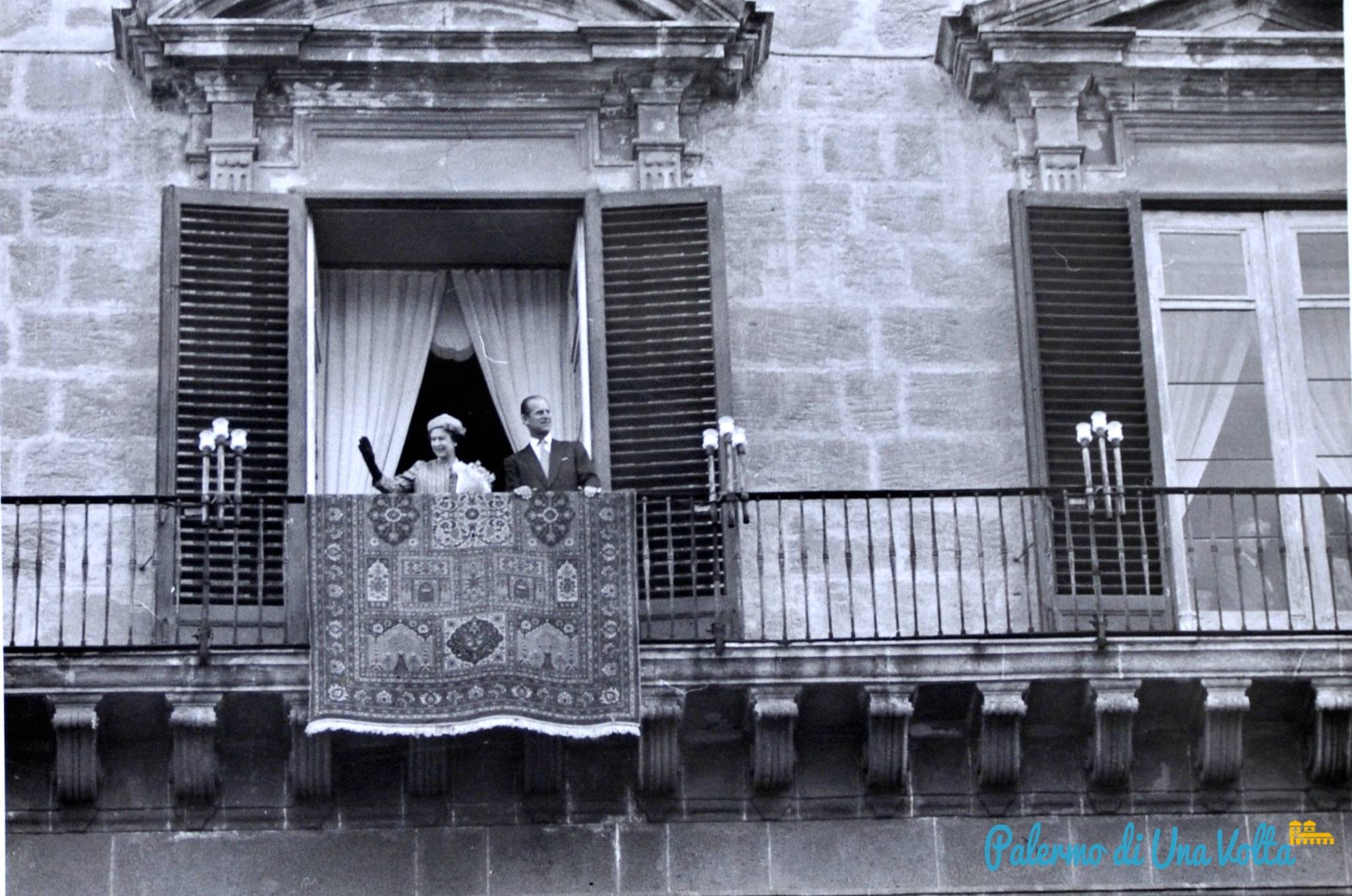 regina elisabetta a Palermo