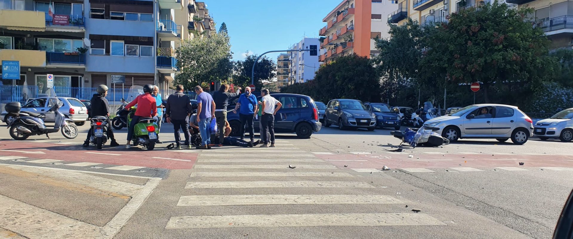 Incidente viale campania