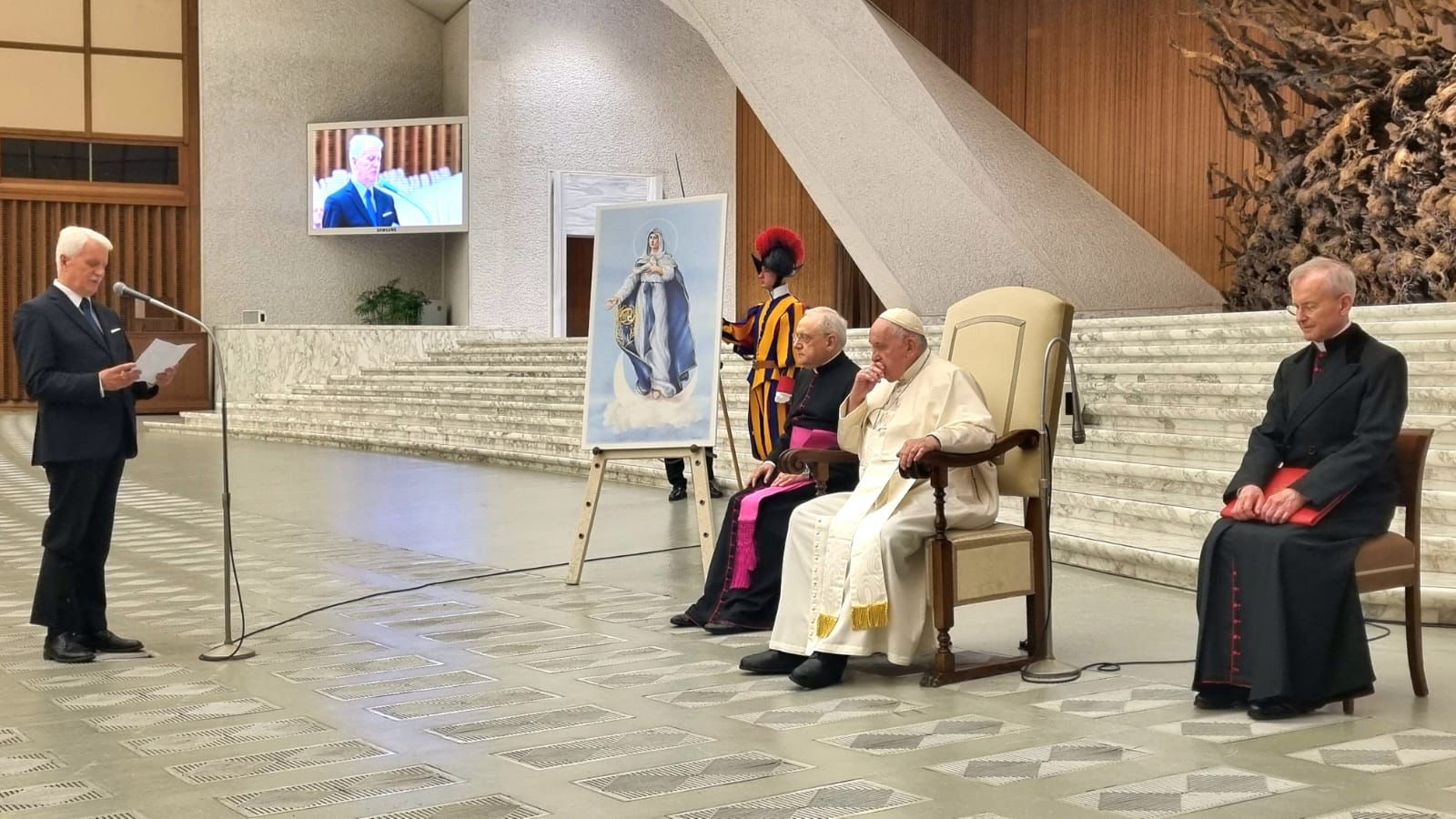 Papa con Movimento cristiano lavoratori