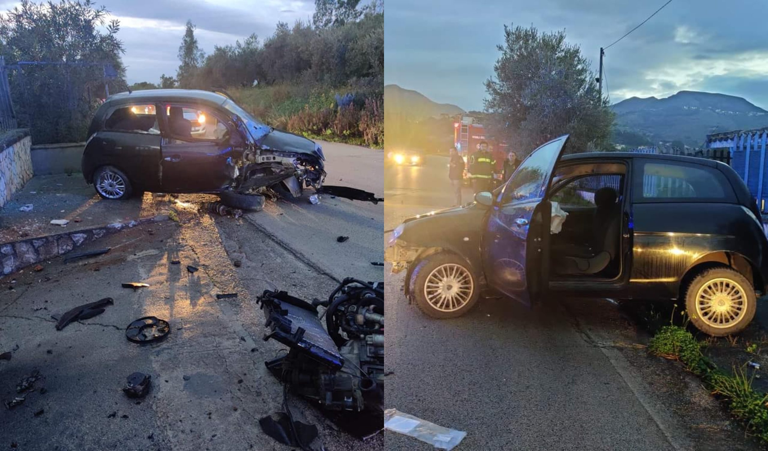 Sicilia, incidente stradale sulla SP grave un