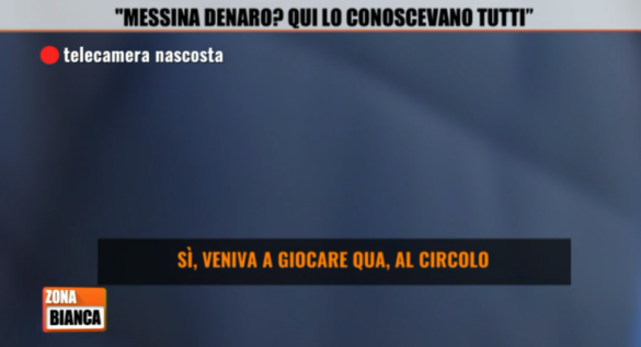 zona bianca video messina denaro