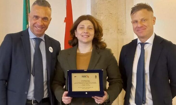 Toni Megna e Igor Tullio con il vicesindaco di Palermo e parlamentare nazionale Carolina Varchi