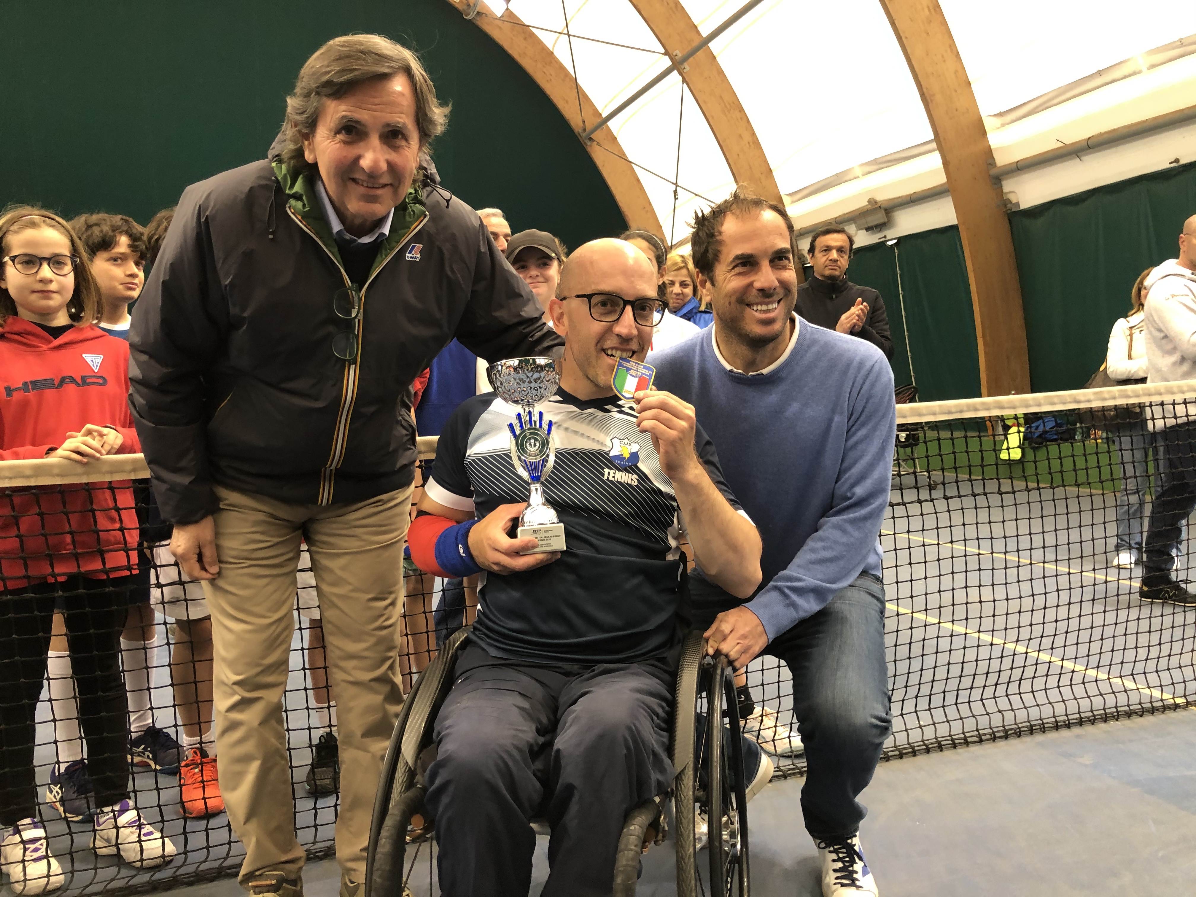 Antonio Cippo con Giorgio Giordano e Giorgio Lo Cascio