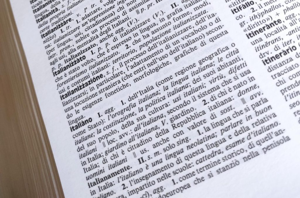 lingua italiana