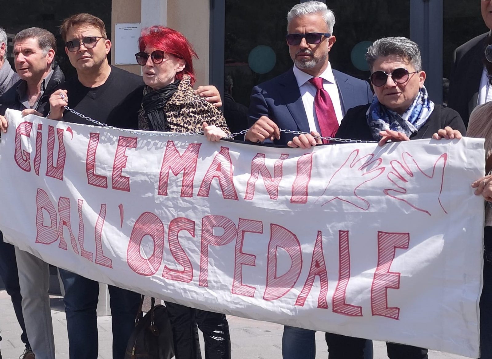 Protesta Ospedale Toarmina
