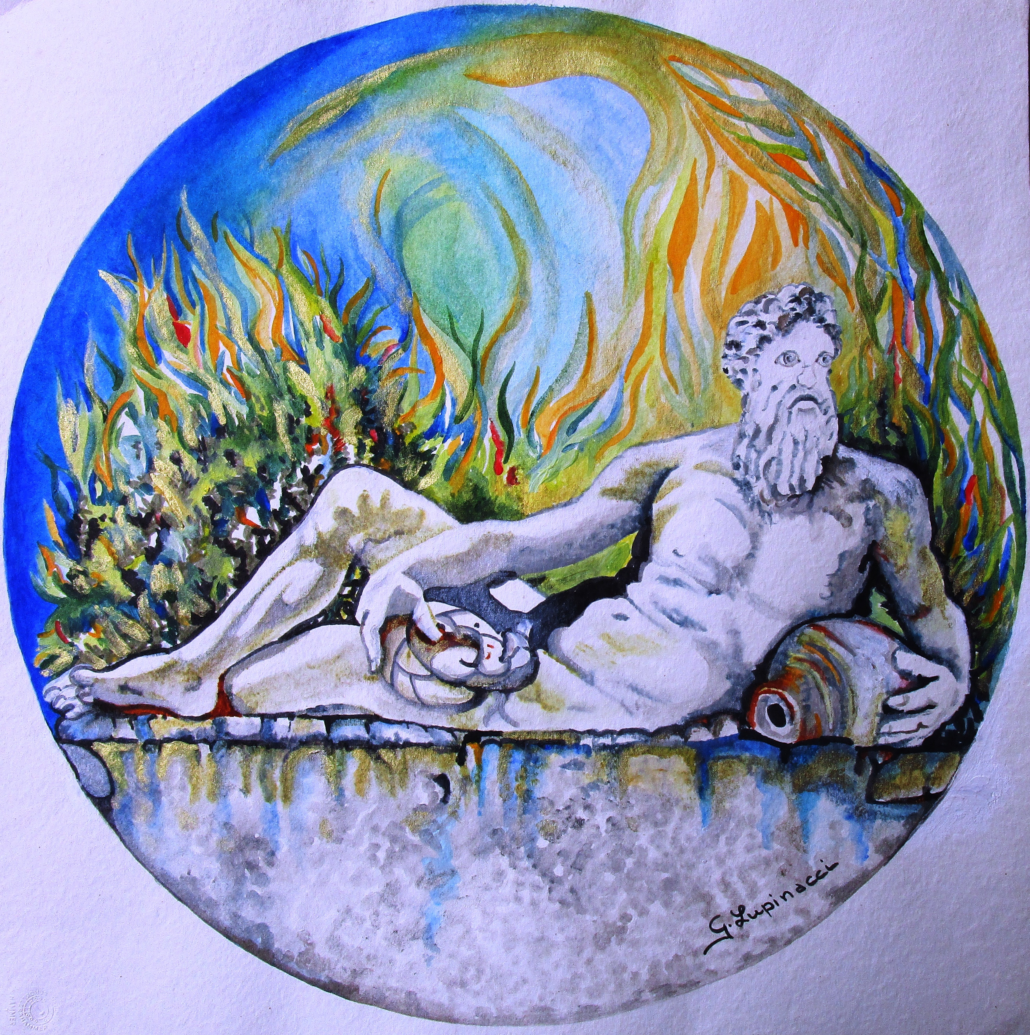 Messina, particolare Fontana di Orione