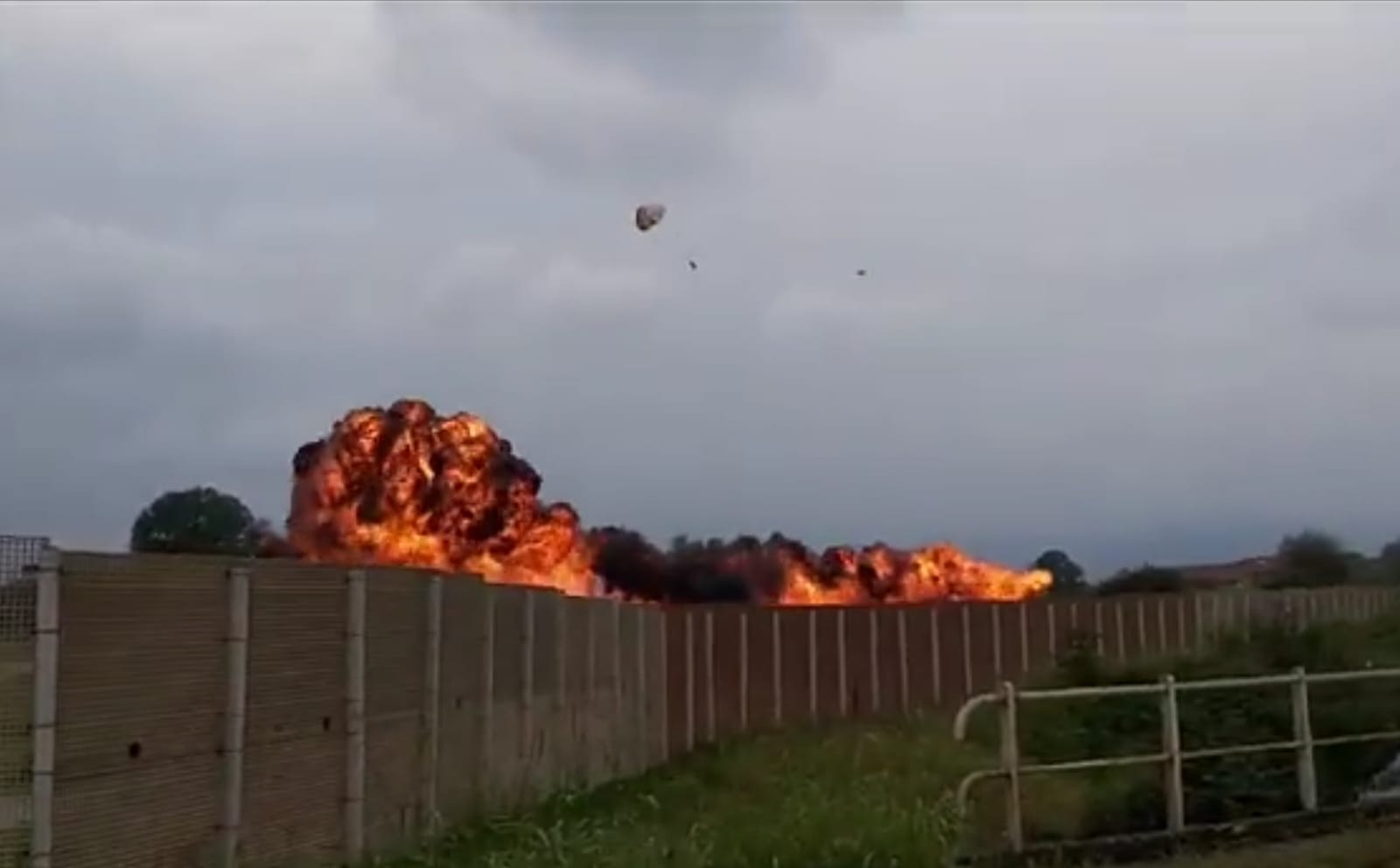 Incendio Frecce Tricolori