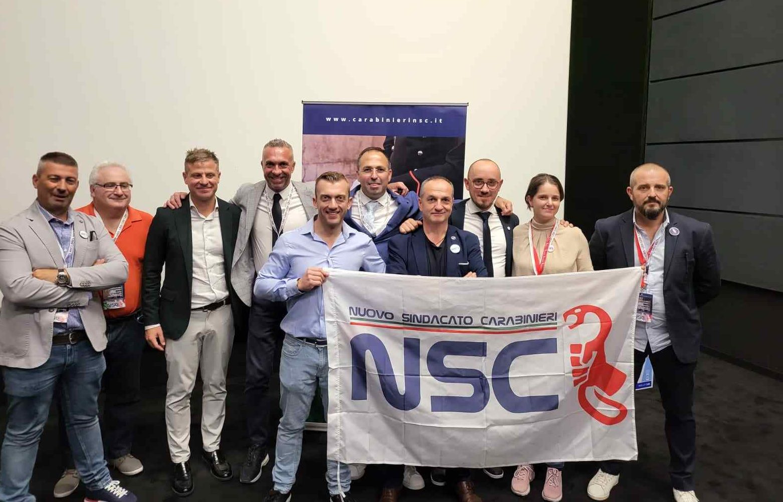 La segreteria nazionale del Nuovo Sindacato Carabinieri-compressed