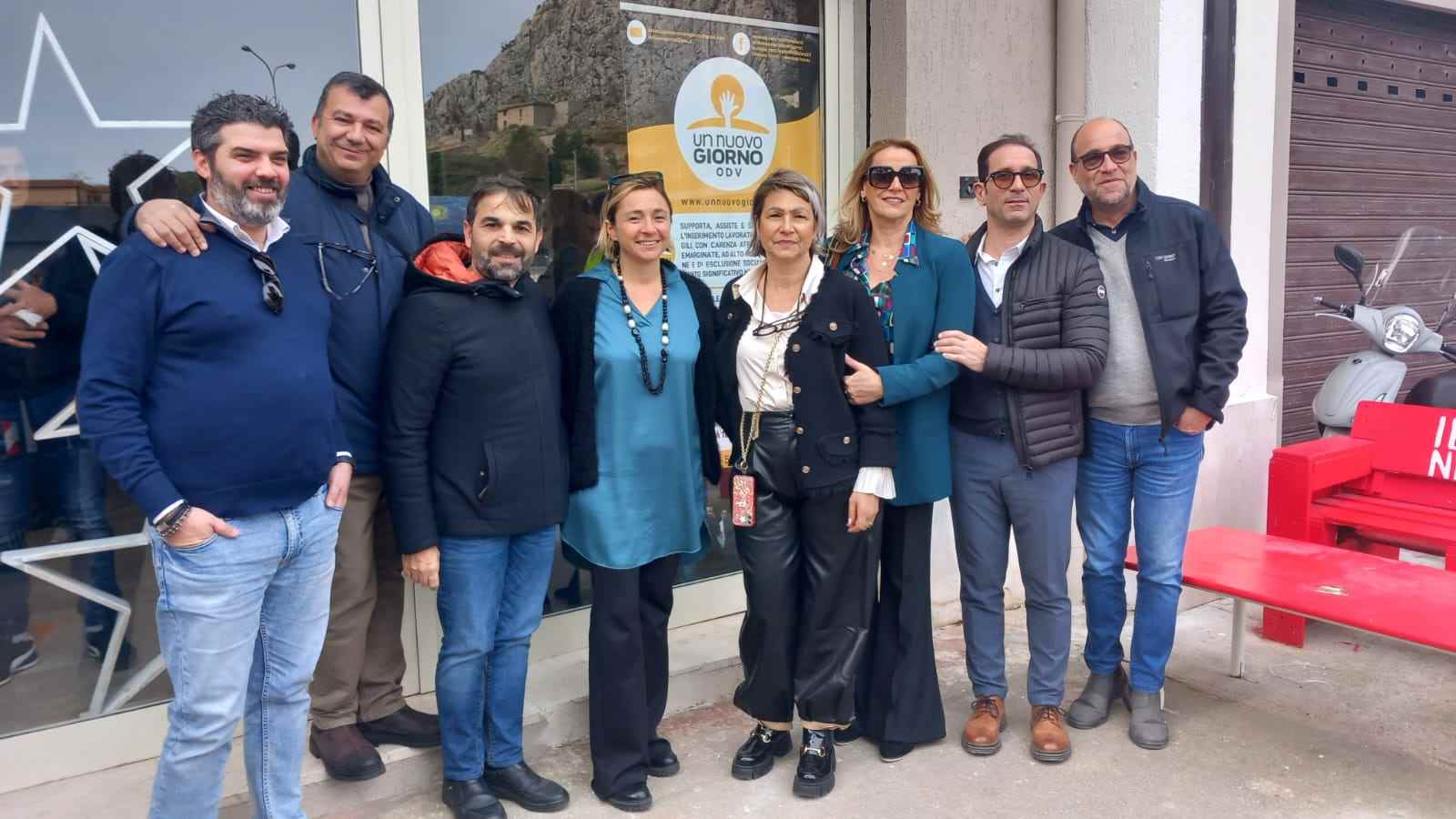 Un momento della visita-compressed