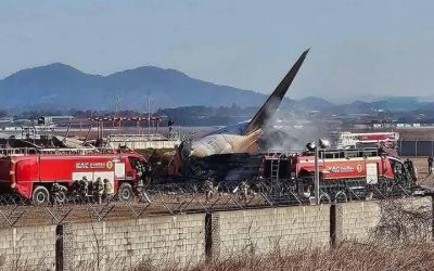 incidente aereo corea del sud