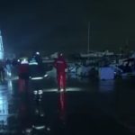 Palermo, paura all’Arenella: auto trascinata in acqua da mareggiata