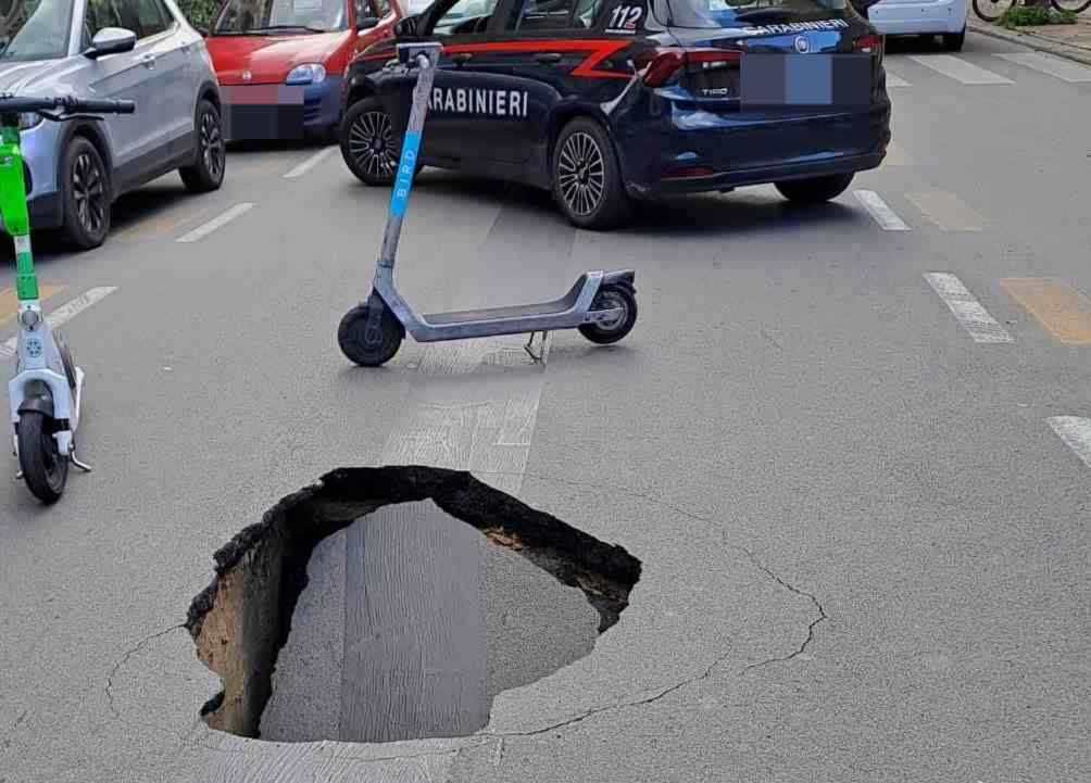 collettore fognario via roma