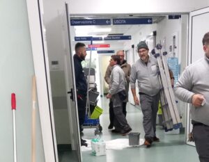 ospedale cervello pronto soccorso controsoffitto